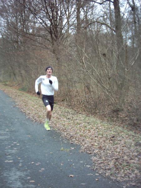 st�phane sur une s�ance d'entrainement de 4OOm sur route